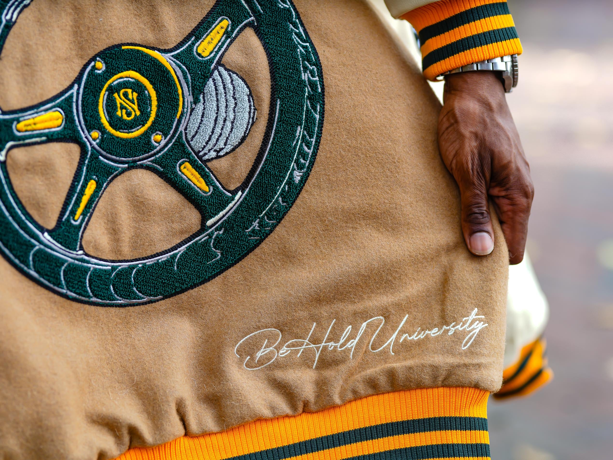 BeHold University Varsity Jacket